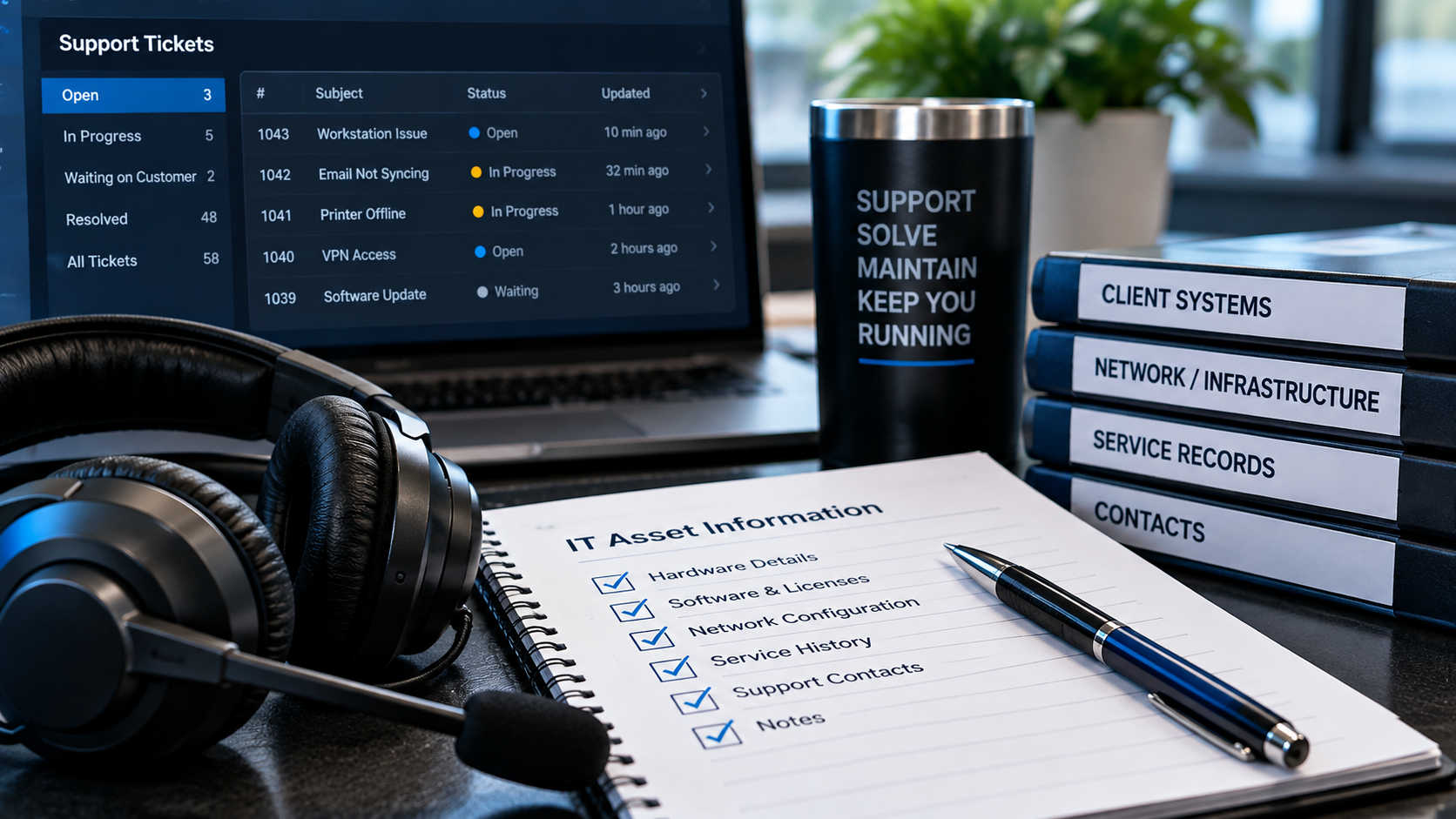 Business IT maintenance contracts and ongoing technology support